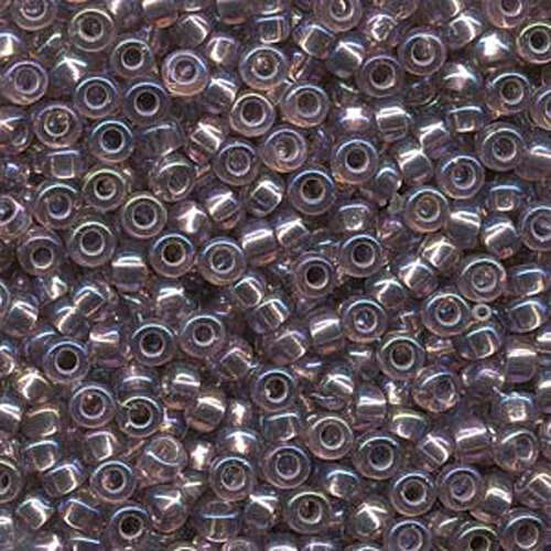Miyuki 6/0 Rocaille Bead - 6-91012 - Silver Lined Smoky Amethyst AB