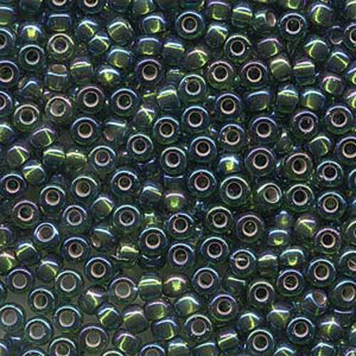 Miyuki 6/0 Rocaille Bead - 6-91026 - Silver Lined Olive AB