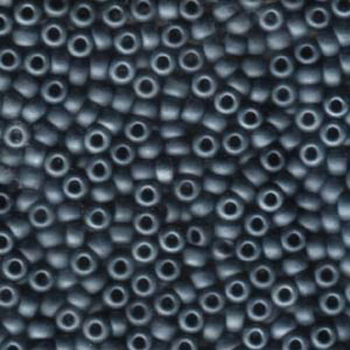Miyuki 6/0 Rocaille Bead - 6-91254 - Metallic Matte Gunmetal