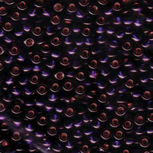 Miyuki 6/0 Rocaille Bead - 6-91426 - Dyed Silver Lined Dark Purple