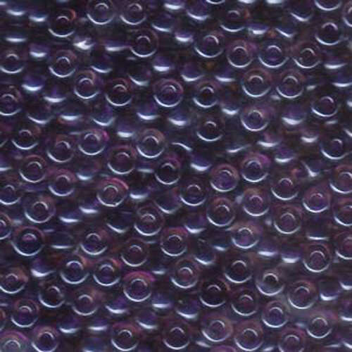 Miyuki 6/0 Rocaille Bead - 6-91835 - Sparkling Dark Violet Lined Amethyst Luster