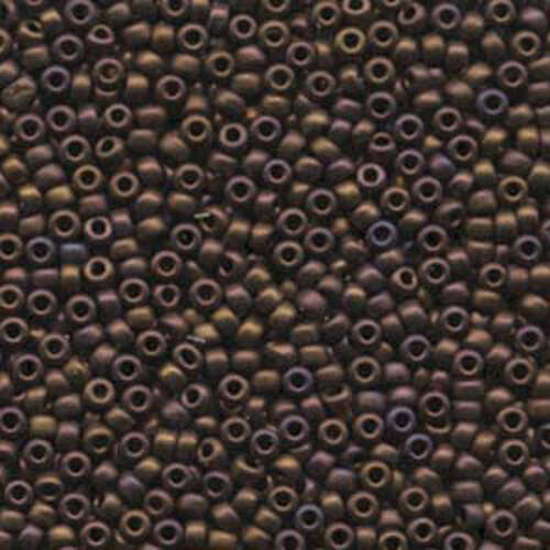 Miyuki 6/0 Rocaille Bead - 6-92005 - Matte Metallic Dark Raspberry Iris