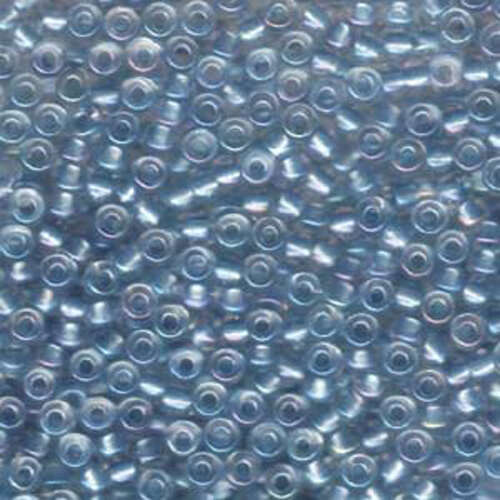 Miyuki 6/0 Rocaille Bead - 6-92606 - Sparkling Sky Blue Lined Crystal
