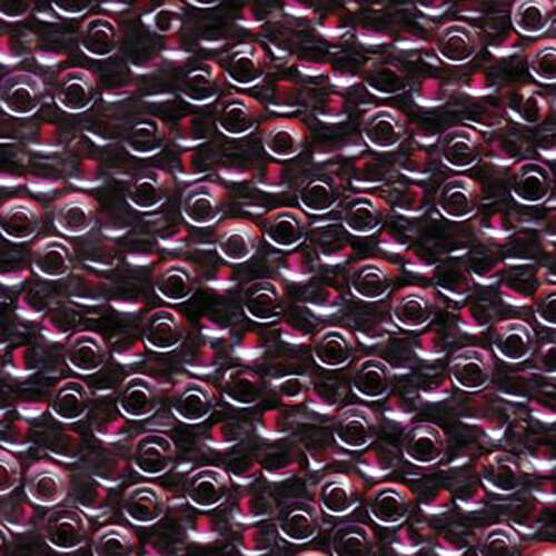 Miyuki 6/0 Rocaille Bead - 6-93208 - Magic Purple Cranberry Lined Crystal