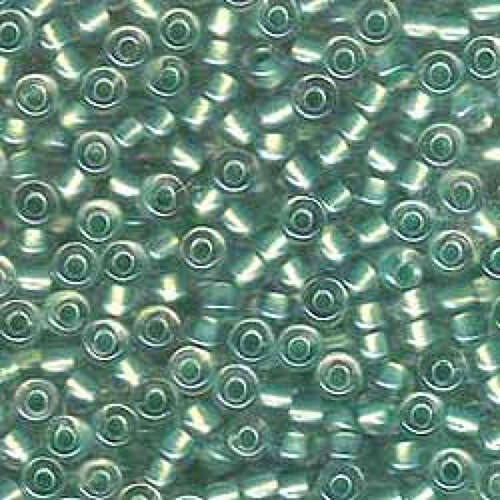 Miyuki 6/0 Rocaille Bead - 6-93806 - Pearlized Crystal Lined Mint