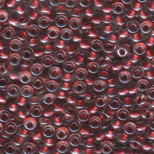 Miyuki 6/0 Rocaille Bead - 6-93816 - Pearlized Crystal Lined Burgundy