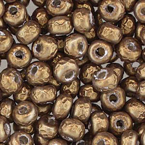 Miyuki 6/0 Rocaille Bead - 6-93955 - Baroque Pearl Antique Brass