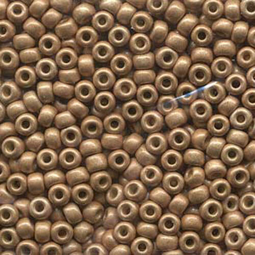 Miyuki 6/0 Rocaille Bead - 6-94204F - Matte Duracoat Galvanized Champagne