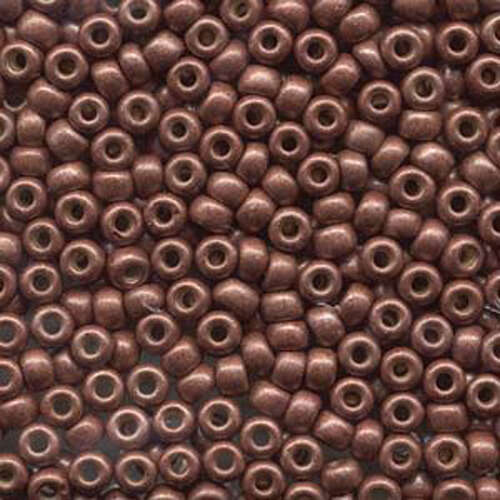Miyuki 6/0 Rocaille Bead - 6-94212F - Matte Duracoat Galvanized Dark Berry