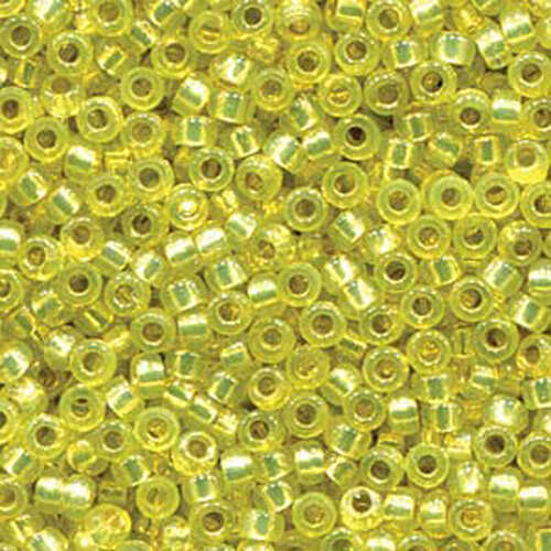 Miyuki 6/0 Rocaille Bead - 6-94236 - Duracoat Silver Lined Dyed Yellow