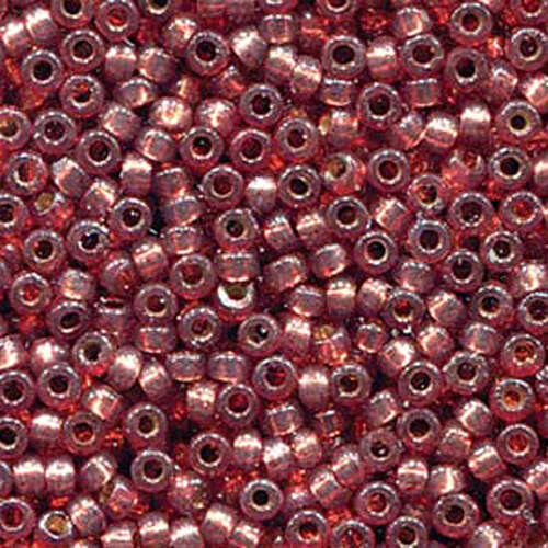 Miyuki 6/0 Rocaille Bead - 6-94245 - Duracoat Silver Lined Dyed Nutmeg