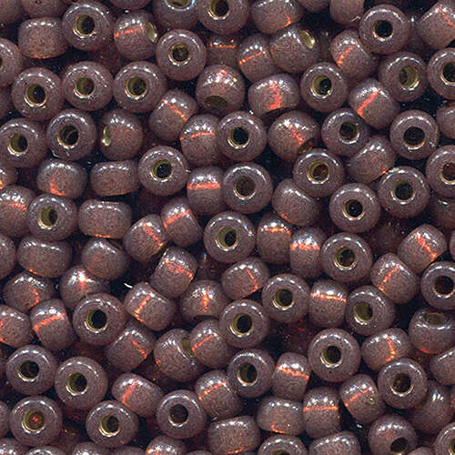 Miyuki 6/0 Rocaille Bead - 6-94249 - Duracoat Silver Lined Dyed Rose Bronze