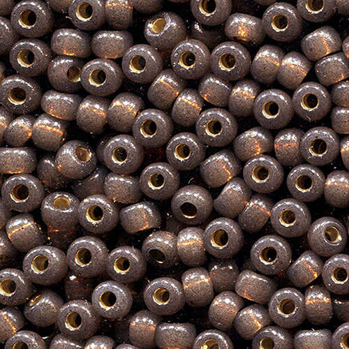 Miyuki 6/0 Rocaille Bead - 6-94250 - Duracoat Silver Lined Dyed Taupe