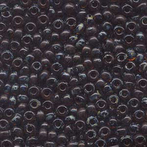 Miyuki 6/0 Rocaille Bead - 6-94502 - Transparent Picasso Dark Amber