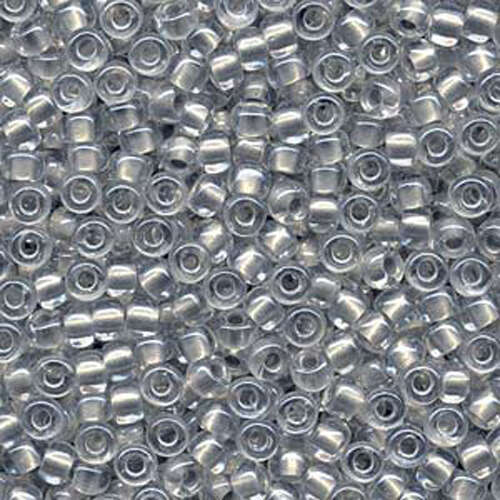 Miyuki 6/0 Rocaille Bead - 6-94602 - Inside Dyed Pearlized Silver