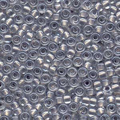 Miyuki 6/0 Rocaille Bead - 6-94613 - Inside Dyed Pearlized Grey