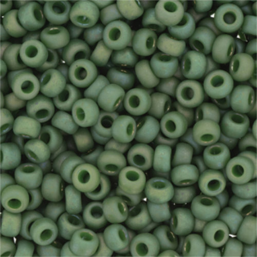 Miyuki 6/0 Rocaille Bead - 6-94700 - Frost Opaque Glaze Rainbow  Shamrock