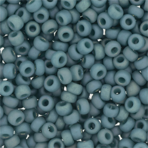 Miyuki 6/0 Rocaille Bead - 6-94702 - Frost Opaque Glaze Rainbow Peacock