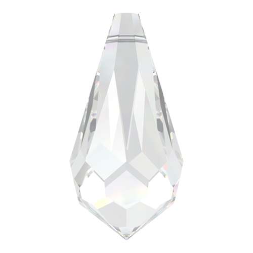 6000 - 11mm x 5.5mm - Crystal (001) - Pencil Drop Pendant