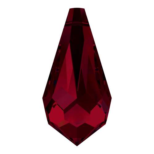 6000 - 15mm x 7.5mm - Siam (208) - Pencil Drop Pendant