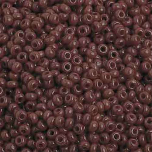 Preciosa 10/0 Rocaille Seed Beads - SB10-93310 - Opaque Dark Red - 500gm Bag