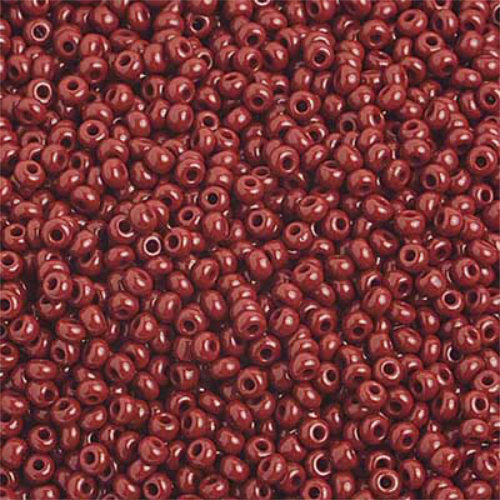 Preciosa 10/0 Rocaille Seed Beads - SB10-93300 - Opaque Medium Brown - 500gm Bag