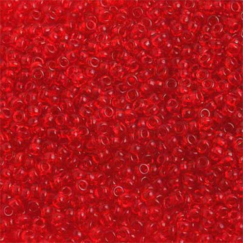 Preciosa 10/0 Rocaille Seed Beads - SB10-90090 - Transparent Red - 500gm Bag