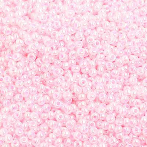 Preciosa 10/0 Rocaille Seed Beads - SB10-37173 - Pearl Dyed Pale Pink - 500gm Bag