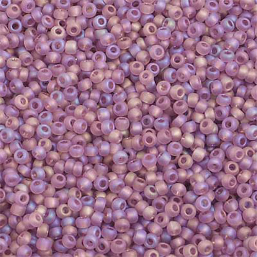 Preciosa 10/0 Rocaille Seed Beads - SB10-21010M - Transparent Light Amethyst AB Matt - 500gm Bag