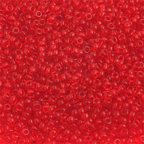 Preciosa 10/0 Rocaille Seed Beads - SB10-90070 - Transparent Light Red - 500gm Bag