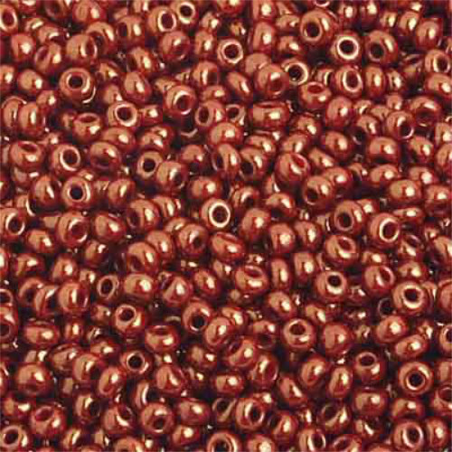 Preciosa 10/0 Rocaille Seed Beads - SB10-93199 - Opaque Light Brown Luster - 500gm Bag