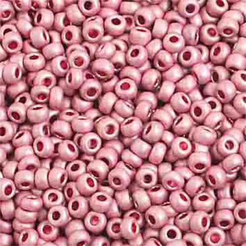 Preciosa 10/0 Rocaille Seed Beads - SB10-18595M - Metallic Mauve Matt Terra Color - 500gm Bag