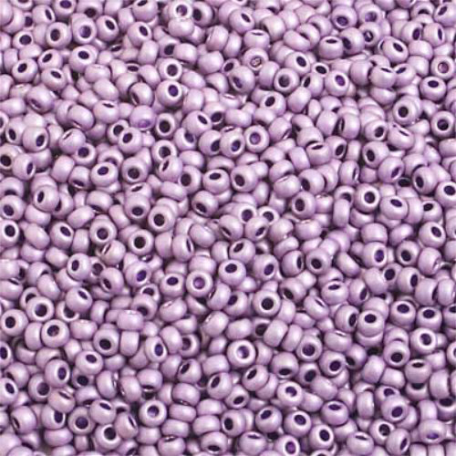 Preciosa 10/0 Rocaille Seed Beads - SB10-18528M - Metallic Mauve Matt Terra Color - 500gm Bag