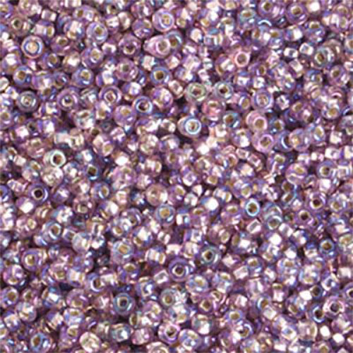 Preciosa 10/0 Rocaille Seed Beads - SB10-27019 - Silver Lined Light Amethyst AB - 500gm Bag