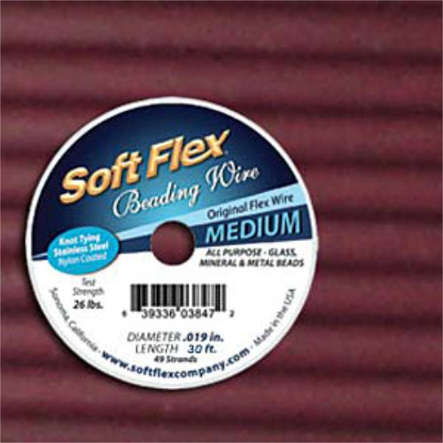 Soft Flex- .019 in (0.48 mm) - Garnet - 30ft / 9.15m spool