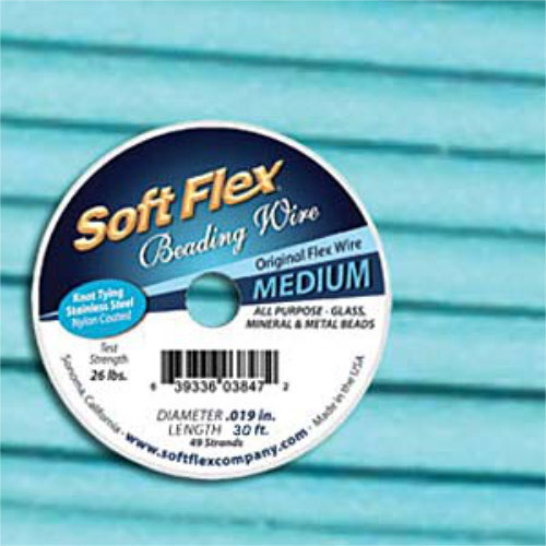 Soft Flex- .019 in (0.48 mm) - Green Turquoise - 30ft / 9.15m spool