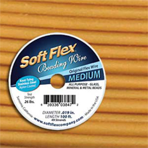 Soft Flex- .019 in (0.48 mm) - Citrine - 100ft / 30.5m spool