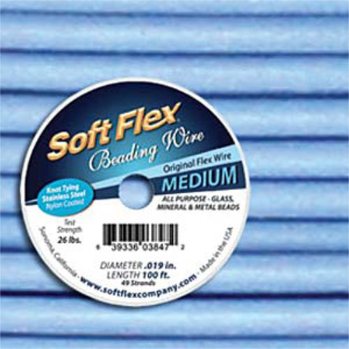 Soft Flex- .019 in (0.48 mm) - Tanzanite - 100ft / 30.5m spool