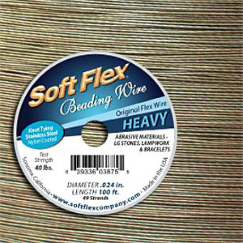 Soft Flex- .024 in (0.61 mm) - Golden Bronze - 100ft / 30.5m spool