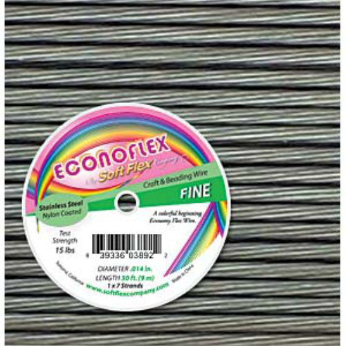 Econoflex- .014 in (0.36 mm) - Steel Grey - 30ft / 9.15m spool