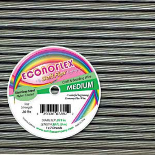 Econoflex- .019 in (0.48 mm) - Steel Grey - 30ft / 9.15m spool