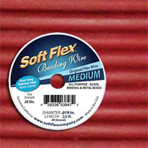 Soft Flex- .019 in (0.48 mm) - Spinel - 30ft / 9.15m spool