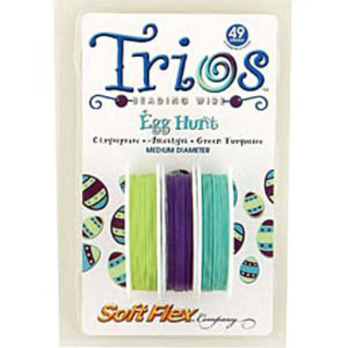 Soft Flex Trios- .019 in (0.48 mm) - Egg Hunt - 10ft / 3m spool