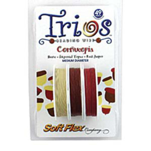 Soft Flex Trios- .019 in (0.48 mm) - Cornucopia - 10ft / 3m spool