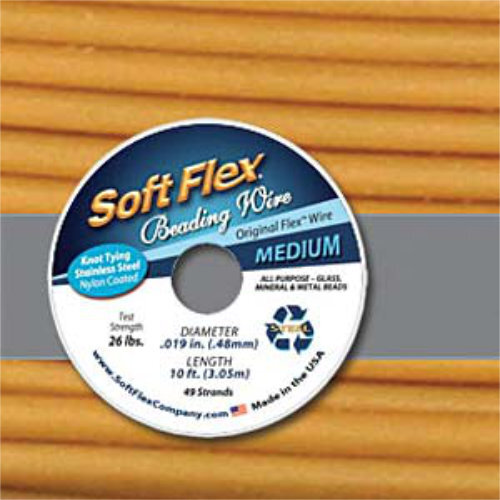 Soft Flex- .019 in (0.48 mm) - Citrine - 10ft / 3m spool