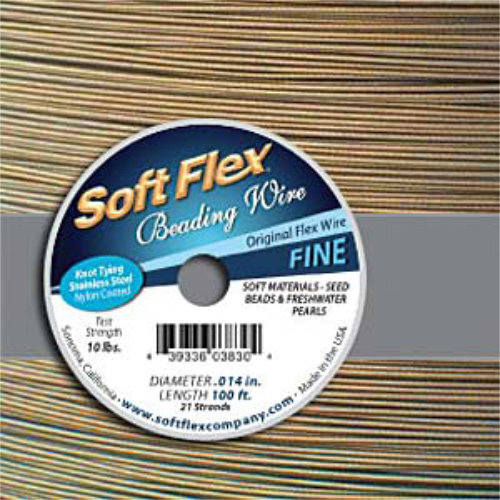Soft Flex- .014 in (0.36 mm) - Antique Brass - 10ft / 3m spool