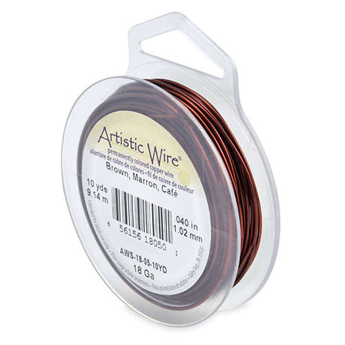 18 Gauge (1.0 mm) - 10 yd (9.1 m) - Brown - AWS-18-05-10YD