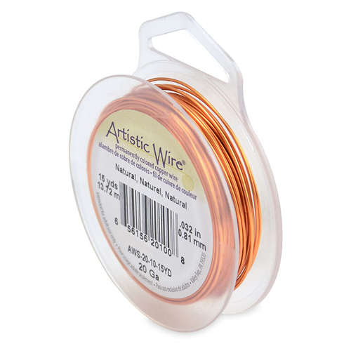 Natural - 20 Gauge (.81 mm) - 15 yd (13.7 m) - AWS-20-10-15YD