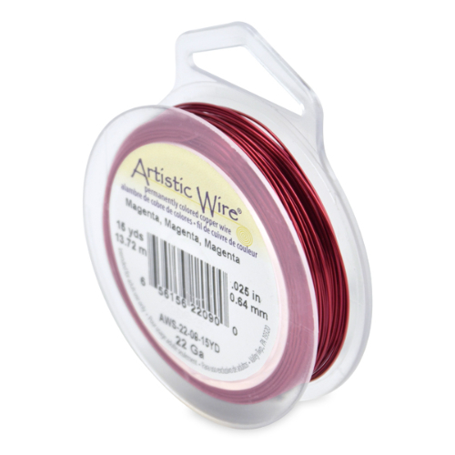 22 Gauge (.64 mm) - 15 yd (13.7 m) - Magenta - AWS-22-09-15YD