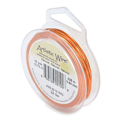 Natural - 22 Gauge (.64 mm) - 15 yd (13.7 m) - AWS-22-10-15YD